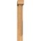 Ekena Millwork Traditional Block Smooth Bracket w/ Offset Brace, Western Red Cedar, 5 1/2"W x 26"D x 38"H BKT0604X26X38TRA05SWR - alternate 4